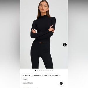 Black Long Sleeve Top